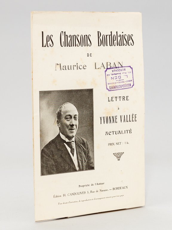 Les Chansons Bordelaises de Maurice Laban [ Lot de 6 …