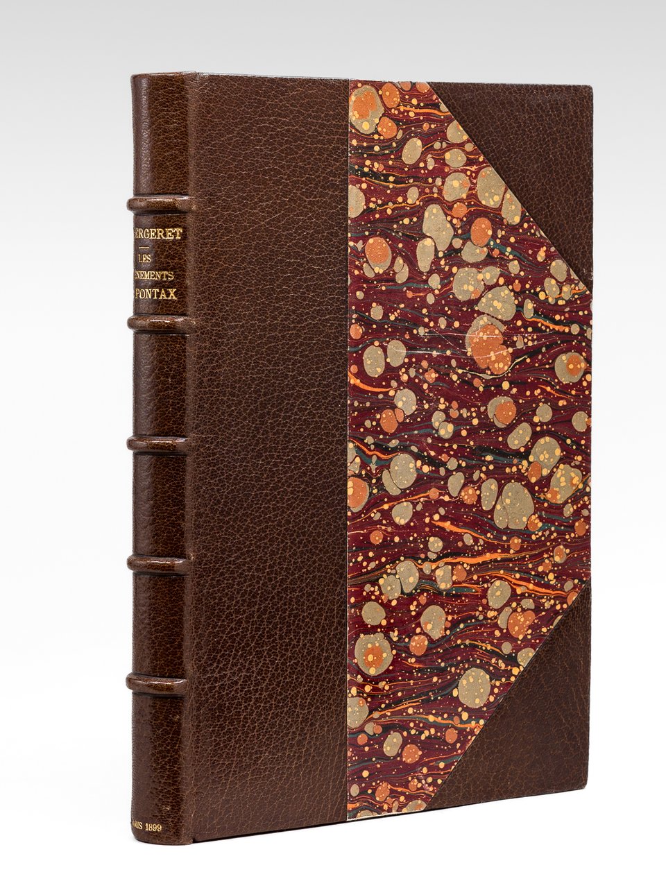 Les Evénements de Pontax. Ecriture manuscrite et aquarelles originales d'après …