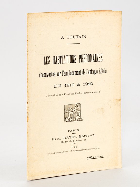 Les habitations préromaines découvertes sur l'emplacement de l'antique Alésia en …