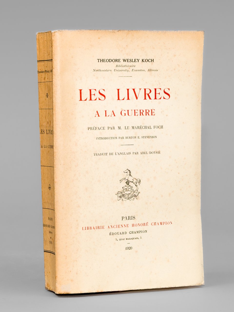 Les Livres à la Guerre.