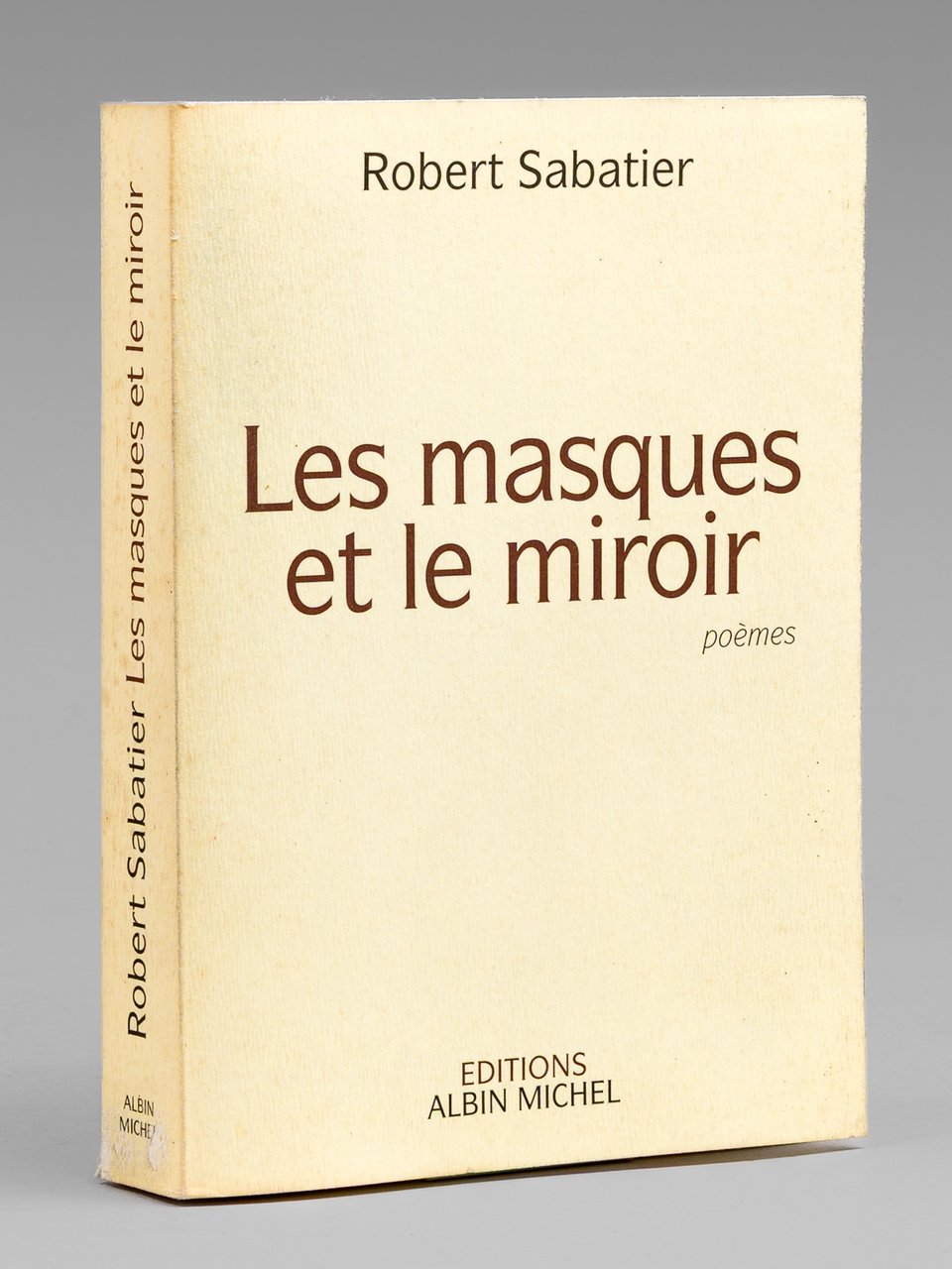 Les masques et le miroir. Poèmes [ livre signé par … | Immagine principale