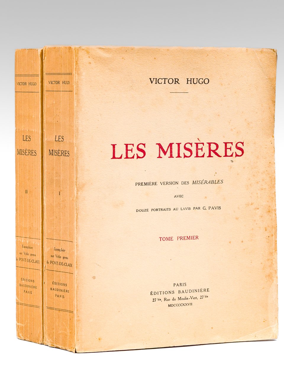 Les Misères. Première version des Misérables (2 Tomes - Complet)