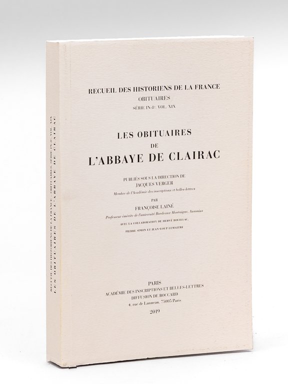 Les Obituaires de l'Abbaye de Clairac
