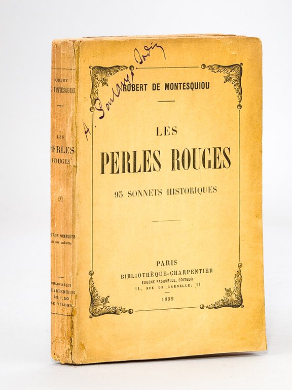 Les Perles Rouges. 93 sonnets historiques [ Livre dédicacé par … | Immagine Gallery 2