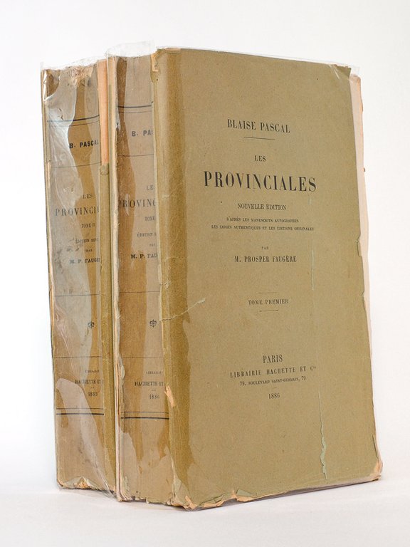 Les Provinciales ( 2 tomes, complet ) - Nouvelle édition …