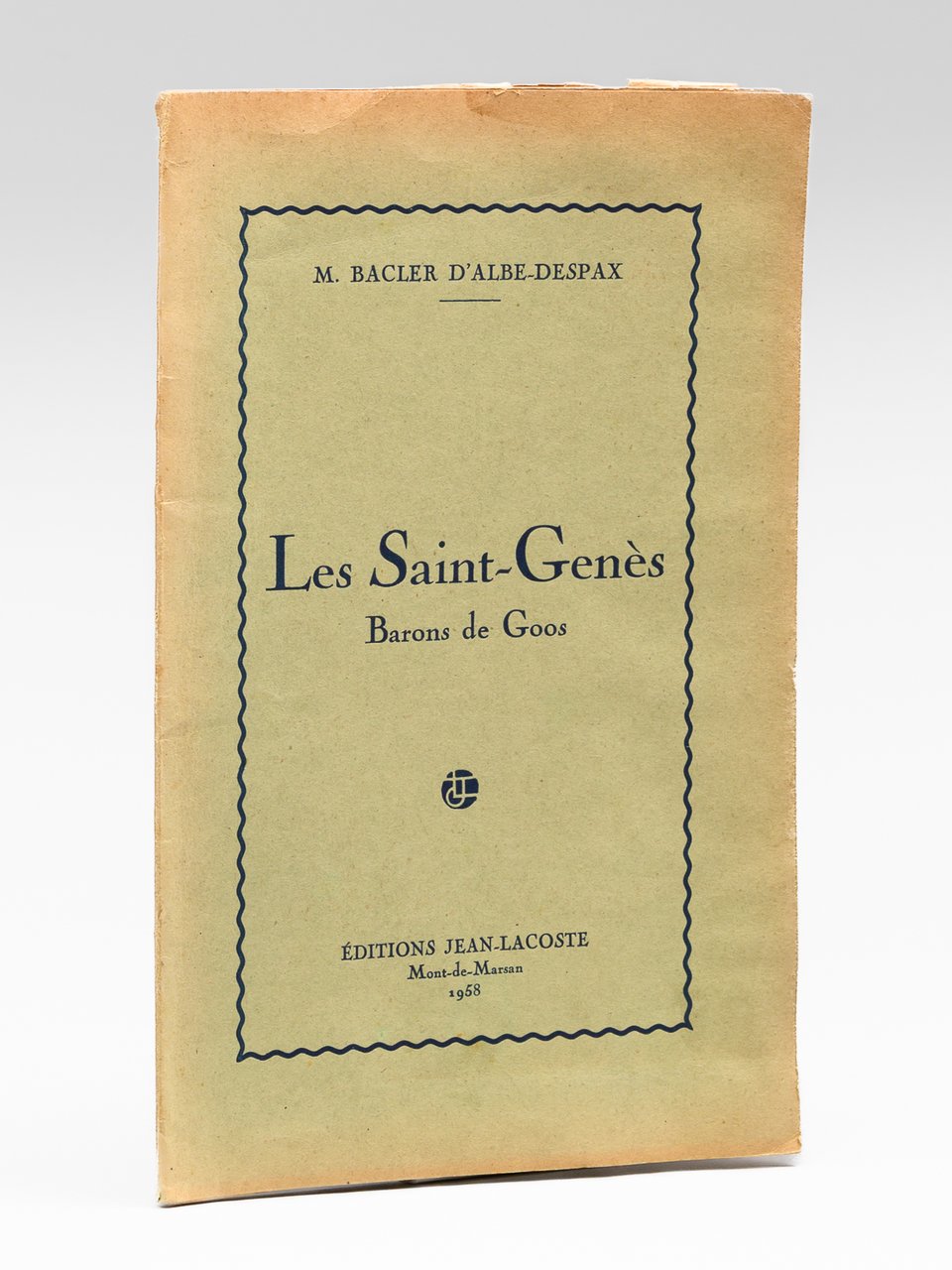 Les Saint-Genès. Barons de Goos.