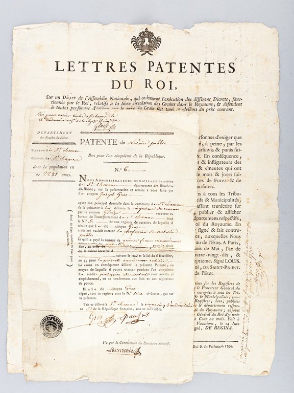 Lettres Patentes du Roi, sur un Décret de l'Assemblée Nationale, …