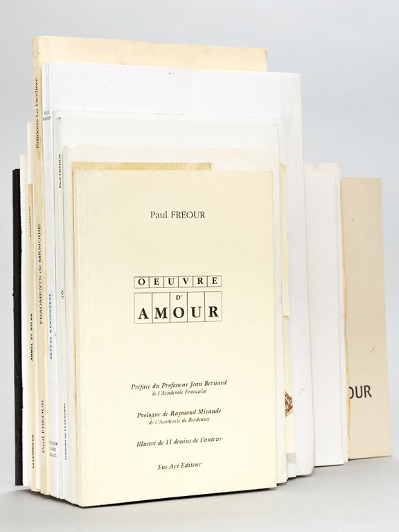 [ Lot de 11 livres dédicacés par l'auteur ] Hommes …