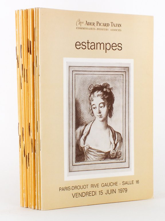 (Lot de 16 catalogues d'Estampes, Maison Ader Picard Tajan, de …