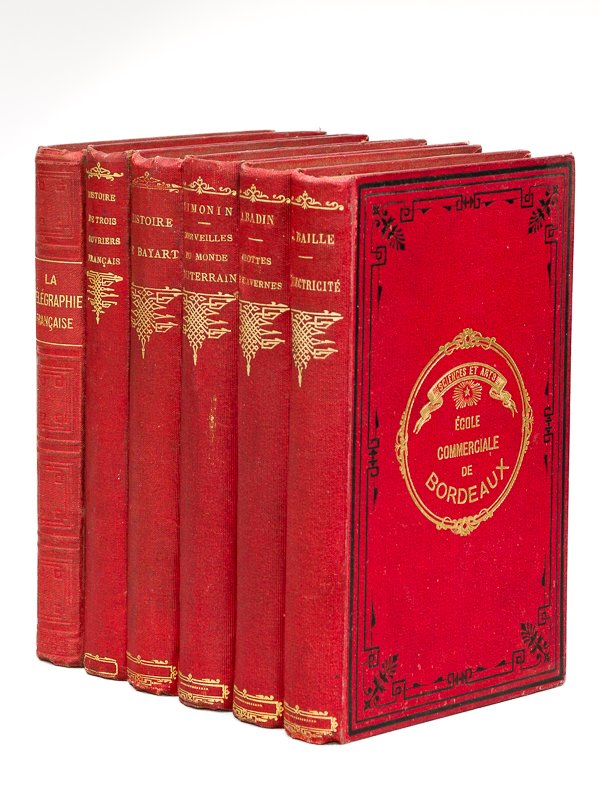 [ Lot de 6 ouvrages aux fers de "l'Ecole Commerciale …