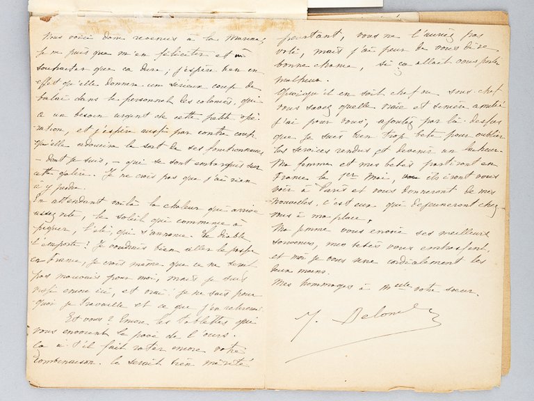 Lot de 7 Lettres autographes signée de François Deloncle et …