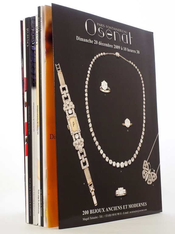 [ Lot de 9 catalogues de ventes aux enchères de …