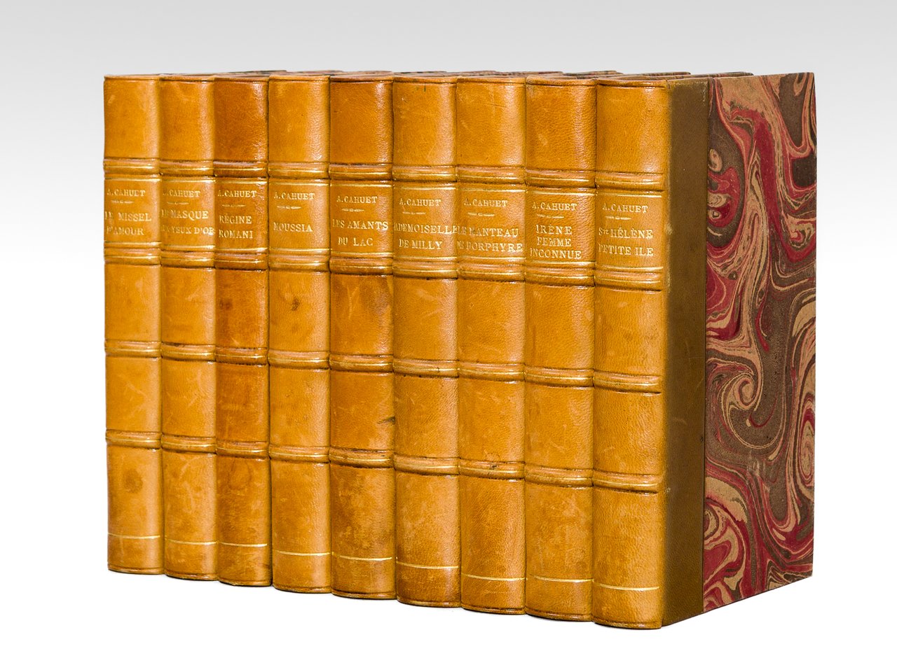 [ Lot de 9 ouvrages reliés en reliures assorties : …