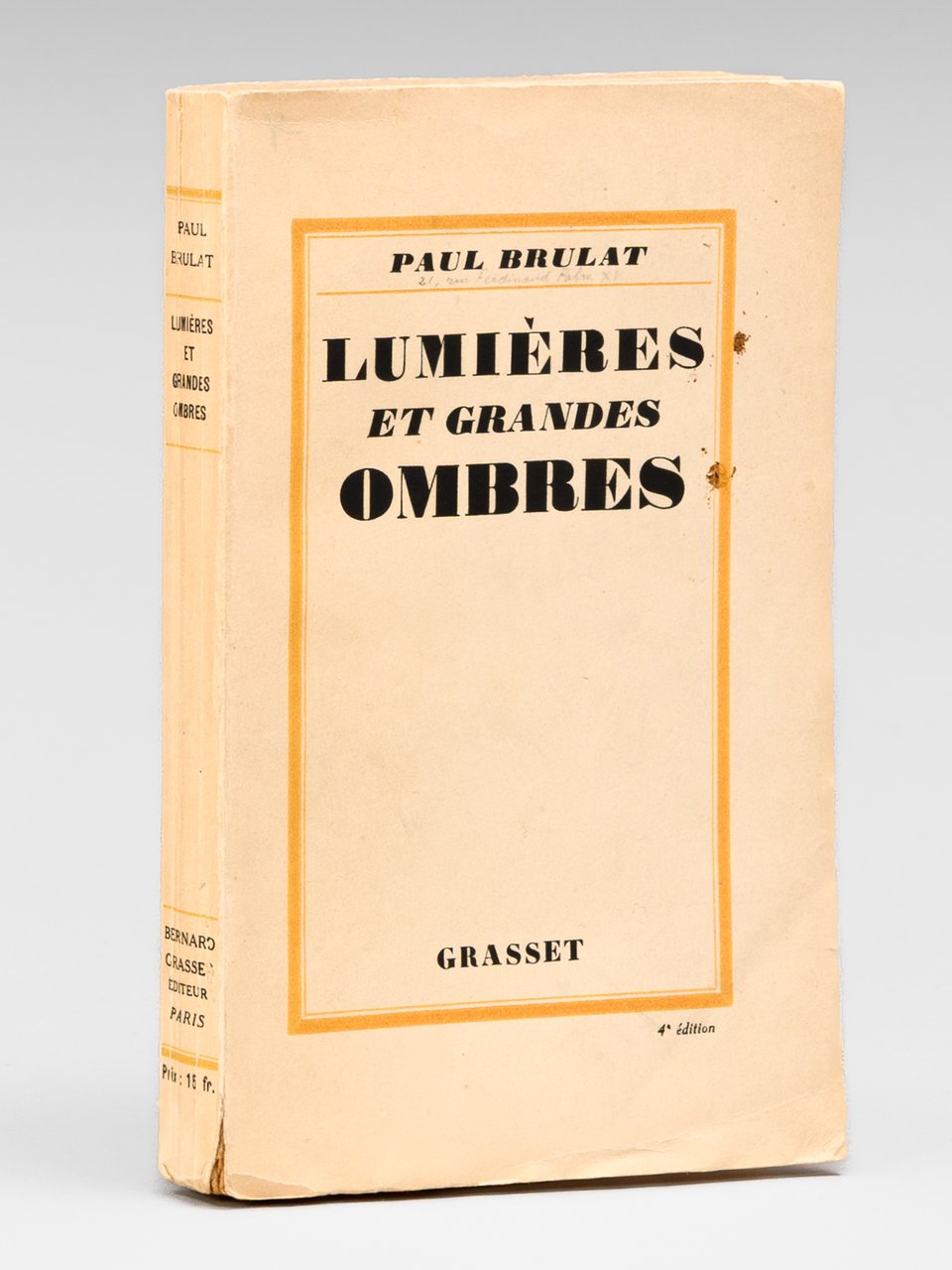 Lumières et Ombres - Souvenirs et confidences [ Exemplaire dédicacé … | Immagine principale
