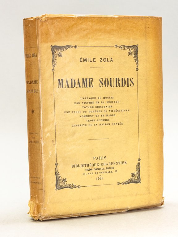 Madame Sourdis [ Edition originale ]