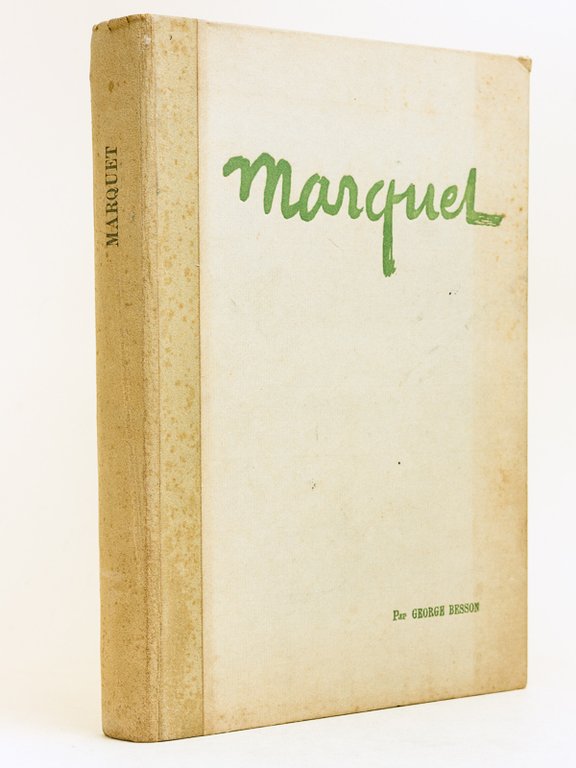 Marquet [ Avec une Lettre autographe signée de Marcelle Marquet …