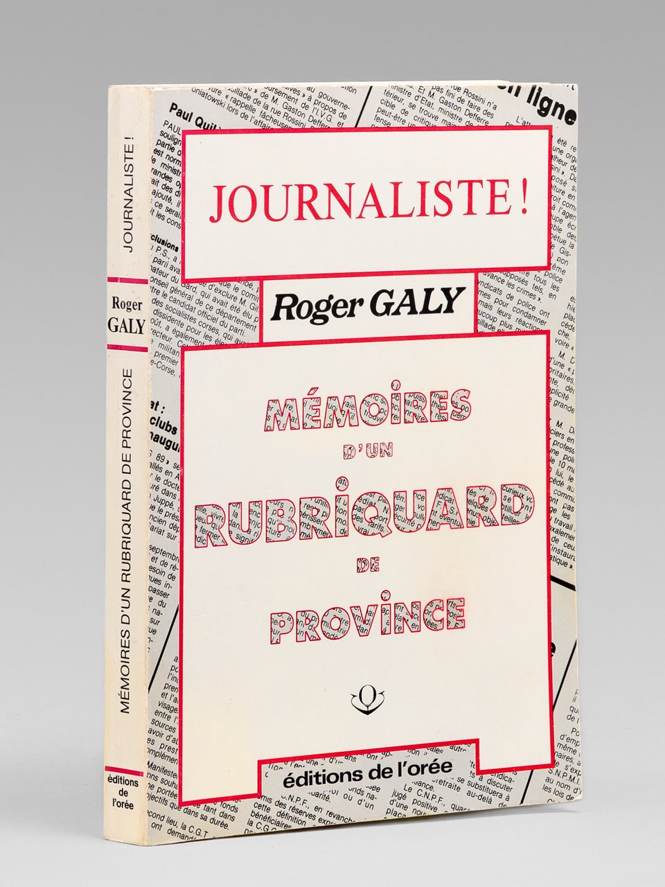 Mémoires d'un rubricard de province [ exemplaire dédicacé par l'auteur …