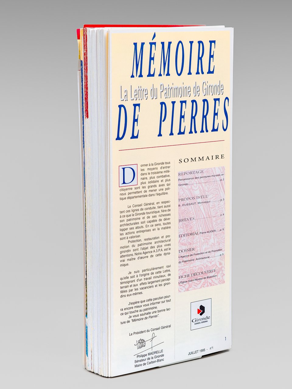 Mémoires de Pierres. La Lettre du Patrimoine de Gironde (45 … | Immagine principale