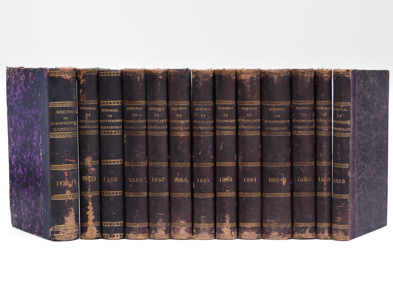 Mémorial de jurisprudence commerciale et maritime [ lot de 15 …