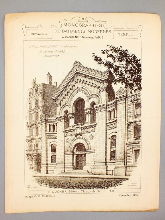 Monographies de Bâtiments Modernes - [ description de trois temples …