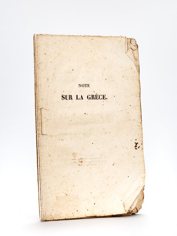 Note sur la Grèce [ Edition originale ] | Immagine Gallery 2
