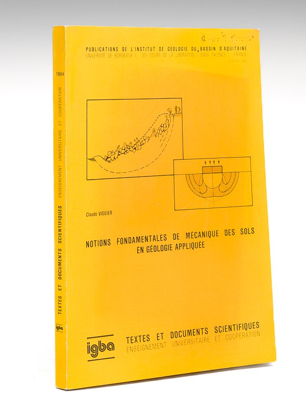 Notions fondamentales de mécanique des sols en géologie appliquée