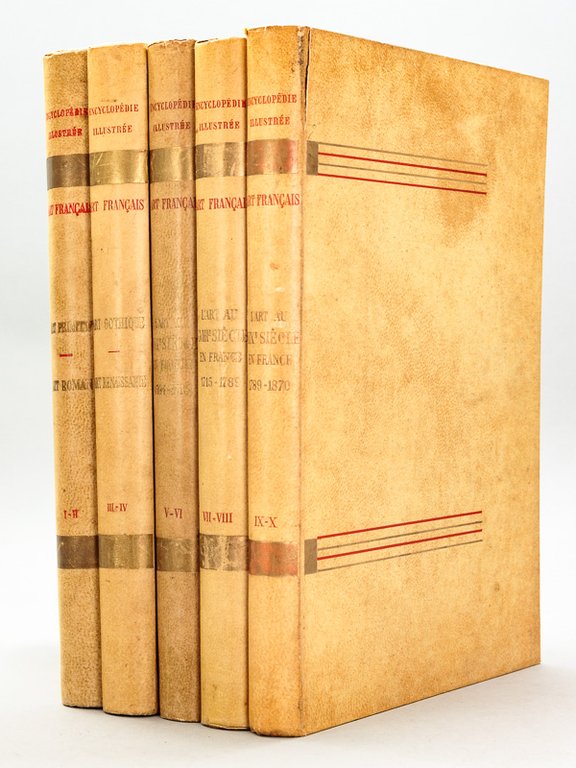 Nouvelle encyclopédie illustrée de l'art français (10 tomes, complet) : …