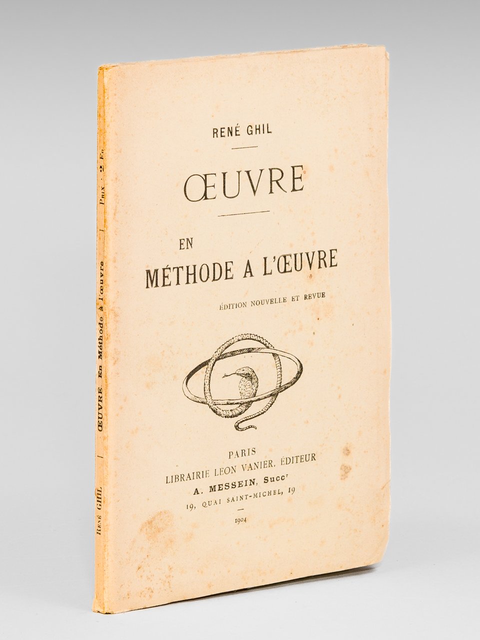 Oeuvre en Méthode à l'Oeuvre [ Livre dédicacé par l'auteur …
