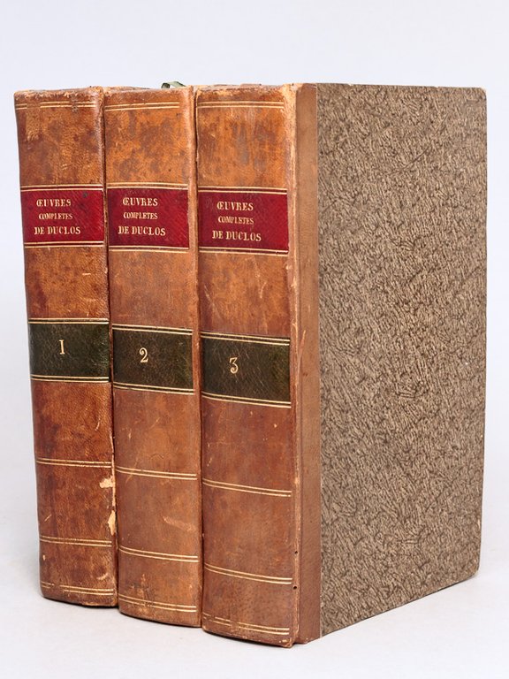 Oeuvres complètes de Duclos (3 Tomes - Complet) Tome 1 … | Immagine Gallery 2