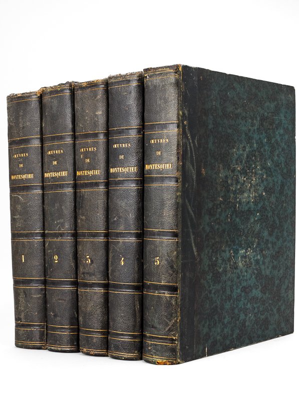 Oeuvres de Montesquieu (5 Tomes - Complet) [ Exemplaire sur …