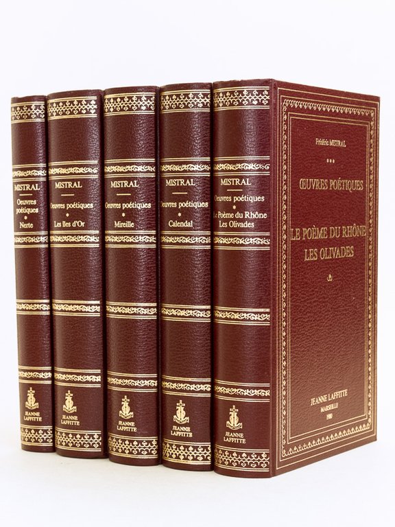 Oeuvres Poétiques (5 Tomes - Complet) Mireille - Calendal - …