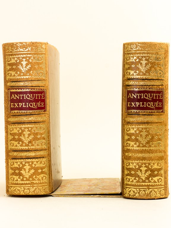 Paire de Serre-livres, dont un livre-boîte [Deux forts volumes in-8 …