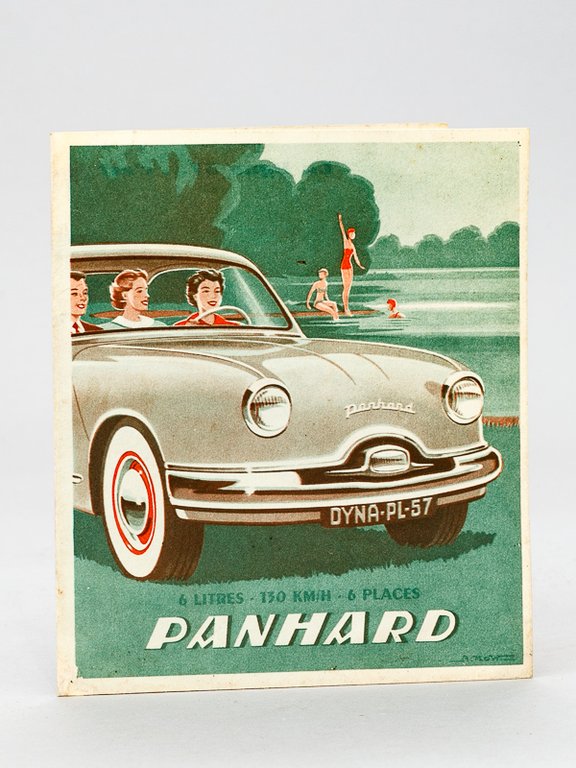 Panhard Duna 57 - Dépliant publicitaire original. 6 litres, 130 …