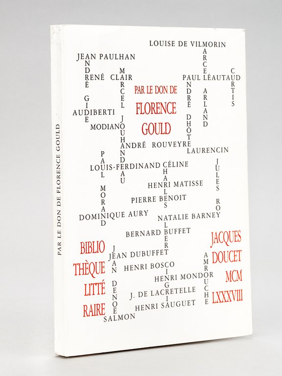 Par le Don de Florence Gould [ Livre dédicacé par …
