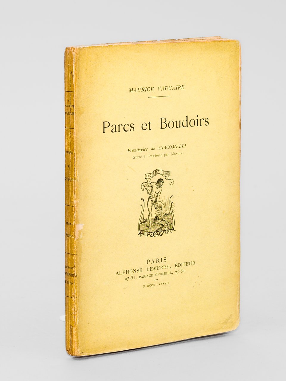 Parcs et Boudoirs [ Edition originale - Livre dédicacé par … | Immagine principale