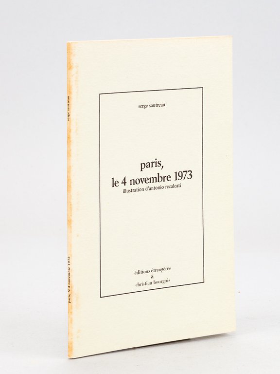 Paris, le 4 novembre 1973