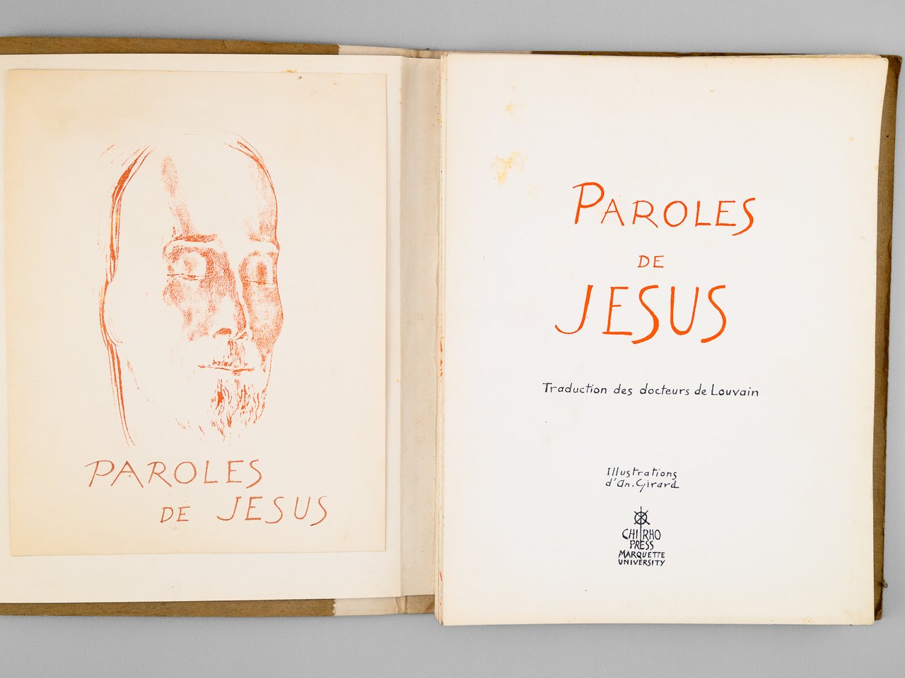 Paroles de Jésus [ "Exemplaire constitué et retouché spécialement pour … | Immagine principale