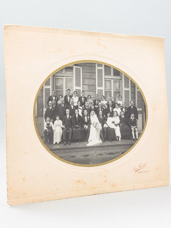 Photographie de Mariage (Groupe) de Monsieur Lucien Lanaverre, 2 Février …