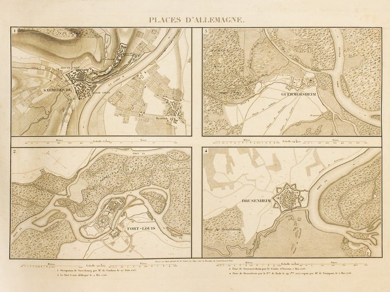 Places d'Allemagne. Occupation de Sarrebourg par Mr. de Conflans le …