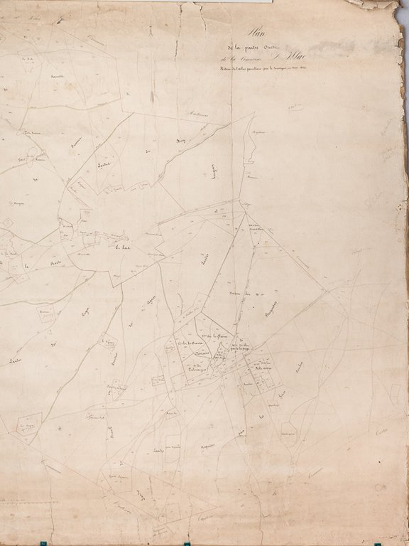 Plan de la partie Ouest de la Commune d'Illac [ …