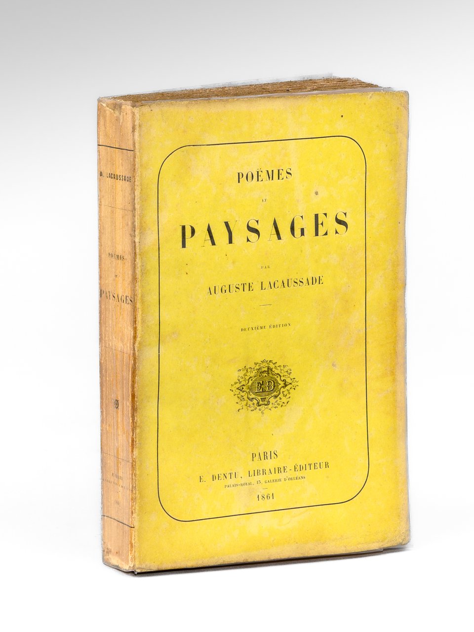 Poëmes et Paysages [ Livre dédicacé par l'auteur à Anatole …