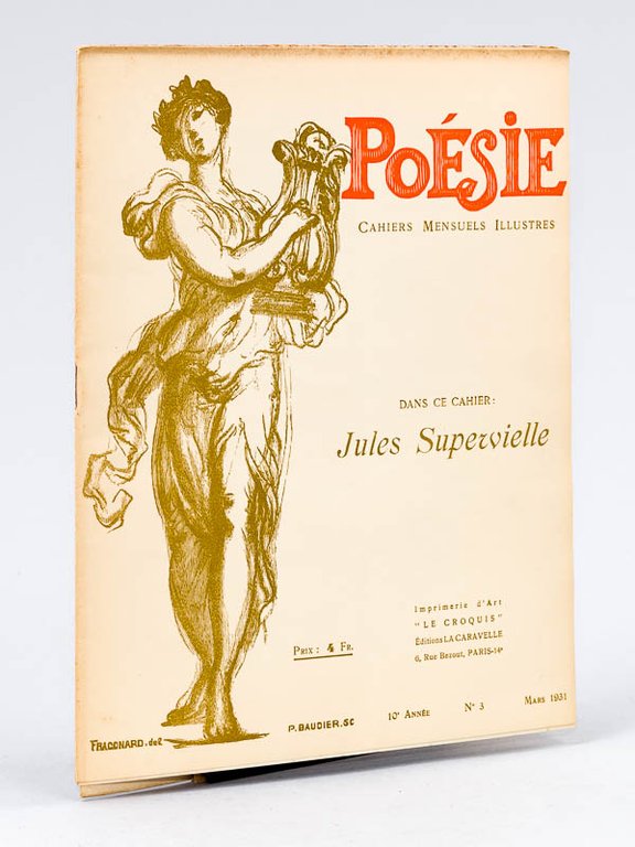 Poésie. Cahiers Mensuels Illustrés. 10e Année N° 3 - Mars …