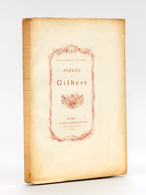 Poésies diverses de Gilbert [ Exemplaire sur Chine ]