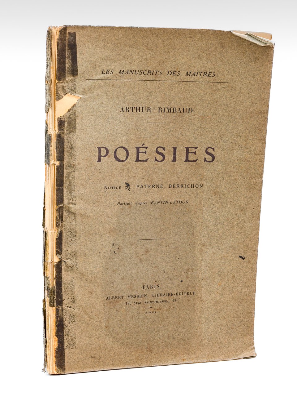Poésies. Notice de Paterne Berrichon | Immagine principale