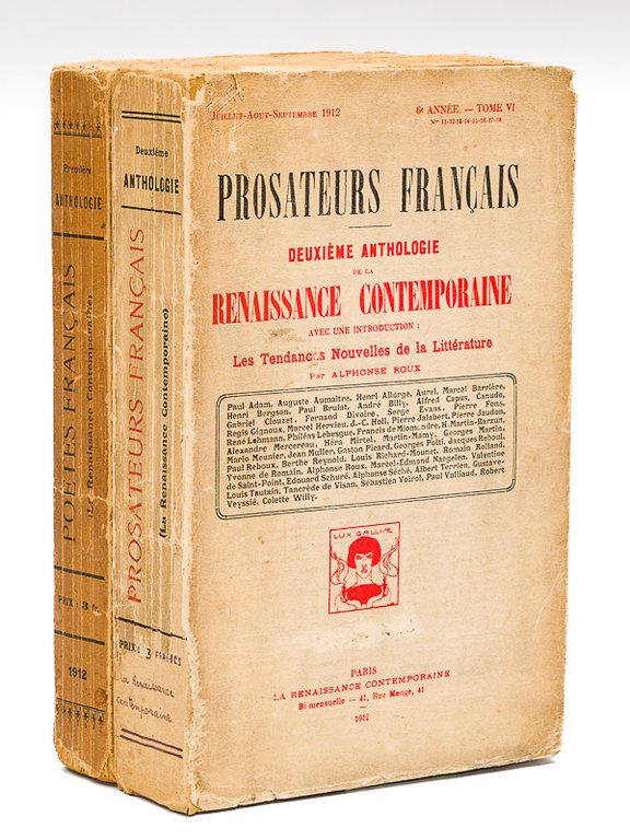 Poëtes Français. Première Anthologie de la Renaissance Contemporaine, précédées des …