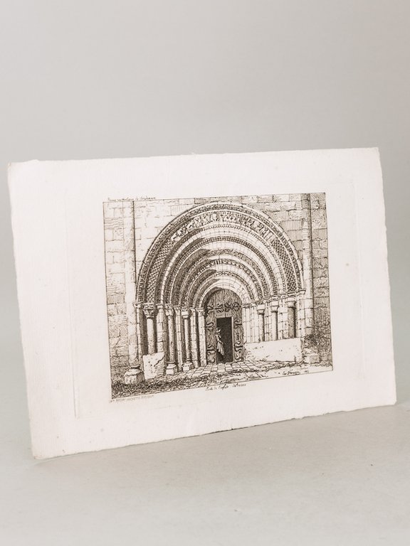 Porte de l'Eglise d'Arsac [ Eau-forte originale extraite de la … | Immagine Gallery 2