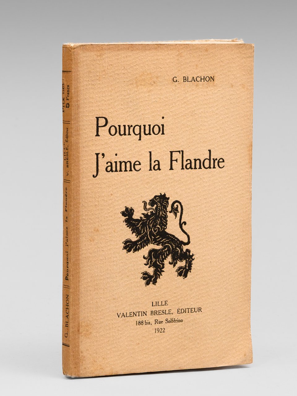 Pourquoi j'aime la Flandre [ édition originale ] | Immagine principale