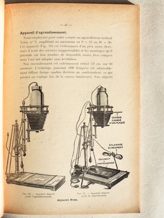 Procédés de photographie, de microphotographie et de reproduction photomécanique.