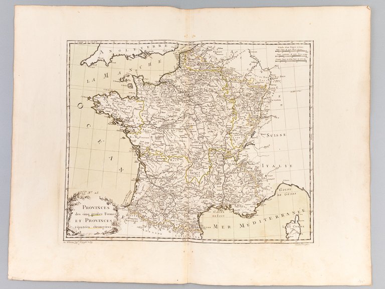 Provinces des cinq grosses Fermes et Provinces réputées étrangères [ …