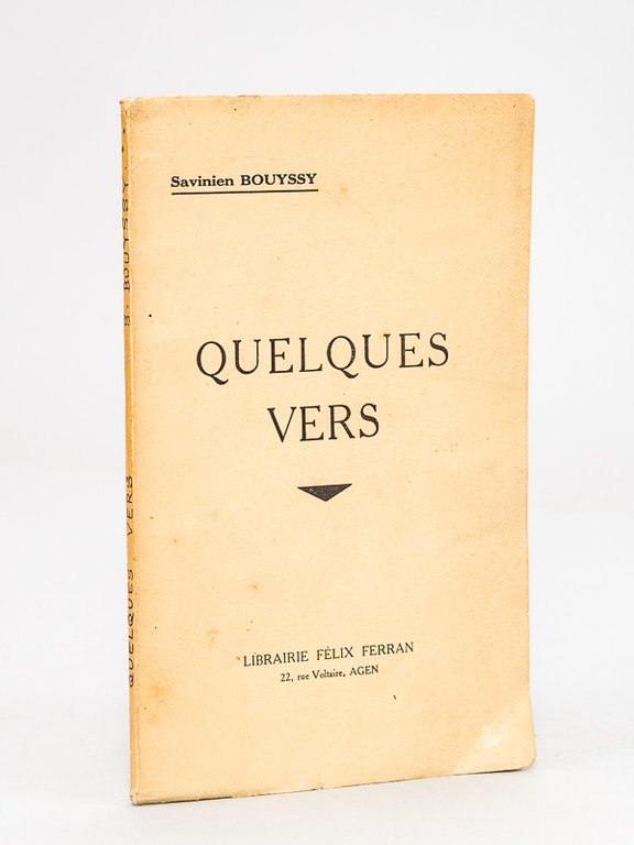 Quelques Vers [ Edition originale ] | Immagine Gallery 2
